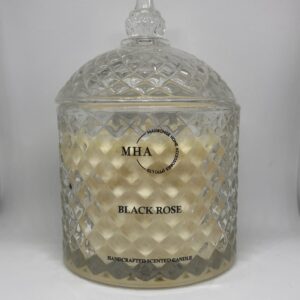 Cut Glass Candle with Lid (Large)